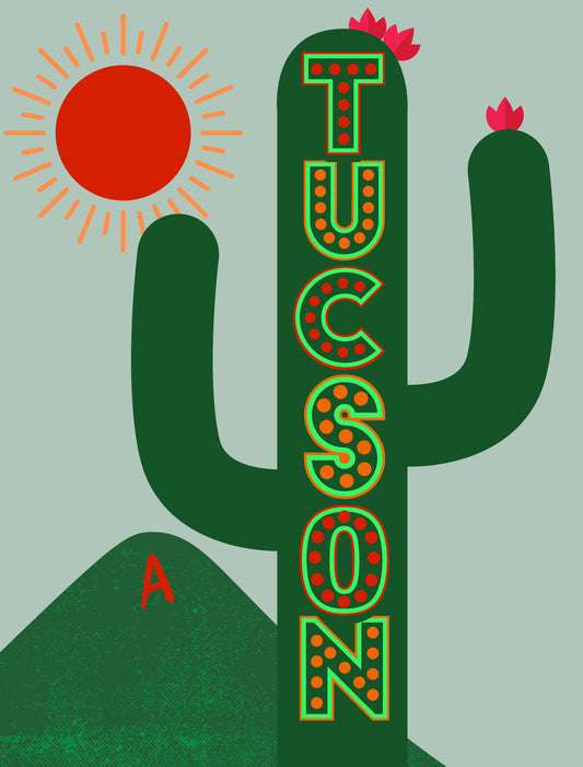 Greetings from Tucson Retro (Postcard)